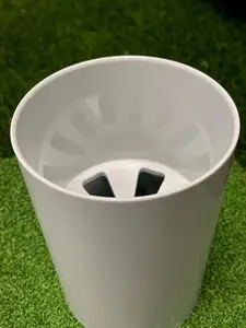 سبائك الألومنيوم كأس جولف بثقوب خضراء كأس ملاعب للتمرين بالجولف 15 سم كأس تجريب لون أخضر للجولف