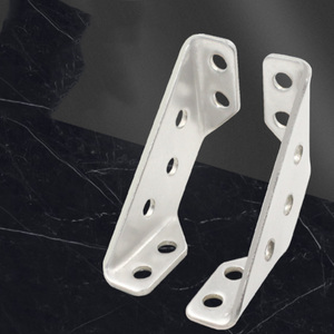 Équerre d'angle triangulaire en métal pour renforcement, support d'angle pour meubles, armoires, tables, en acier inoxydable, 90 degrés - Product Image 5