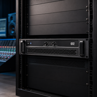 Amplificador de Potencia Profesional OEM de 2 Canales Clase D, 2*1200W, 2U, Montaje en Rack, para Sistemas de Sonido PA/Escenario