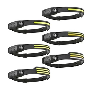 Linterna Frontal LED Recargable Impermeable para Exteriores con Sensor de Movimiento, Accesorio de Camping Portátil para Adultos para Senderismo, Pesca y Ciclismo - Product Image 1
