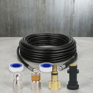 <span class=keywords><strong>Manguera</strong></span> de Alta Presión para Limpieza de Alcantarillado, 3000 PSI/200 Bar, Malla de Acero Reforzada con Goma, Conexión Rápida, Longitud Personalizable - Product Image 2