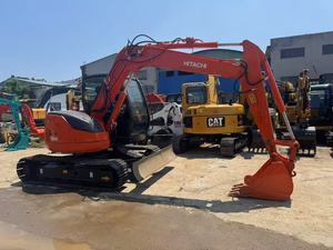 Excavadora Usada Original de Japón, Hitachi ZX75US, Excavadora Compacta de 7.5 Toneladas, Excavadora Hidráulica de Segunda Mano de Alta Calidad en Venta - Product Image 6