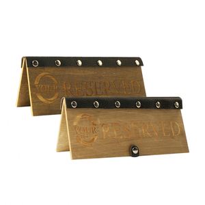 Wholesale Popular Wooden Reserved Signs for Tables <b>Rustic</b> Real Table Signs Custom <b>Wood</b> Signs Eco-Friendly for Special - Product Image 1