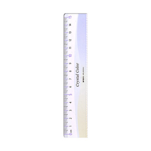 Regla de Cristal de 15 cm para Estudiantes y Exámenes, Regla Ondulada de 18 cm de Colores ARL960AU - Product Image 2