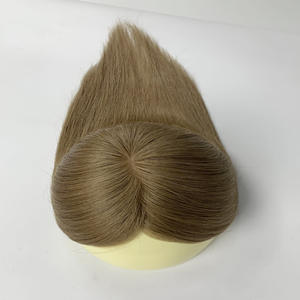 Mono Topper avec NPU Chinois Vierge Cuticule Cheveux Humains Soie <span class=keywords><strong>Top</strong></span> Femmes Topper avec Clips - Product Image 2