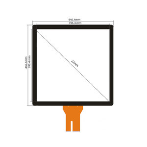 <span class=keywords><strong>22</strong></span> inch vuông điện dung màn hình cảm ứng g + G đa Cảm ứng USB I2C kỹ thuật số biển điện dung hiển thị - Product Image 2