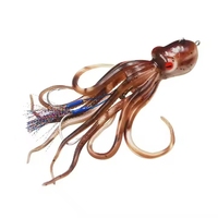 Leurre de pêche souple Inkvader lumineux Deep Sea Glow Octopus Jigs