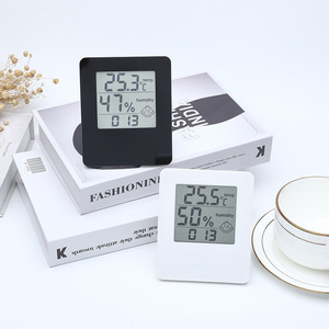 Reloj electrónico de nuevo diseño, reloj de <span class=keywords><strong>fenómenos</strong></span> meteorológicos, Reloj Digital de temperatura y humedad, reloj despertador inteligente - Product Image 5