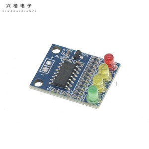 Module indicateur de niveau de batterie Xd-82B, 12V DC, 4 LED, montage traversant pour la surveillance de la tension de la batterie - Product Image 1