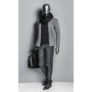 Fiberglas manken adam yetişkin boyutu gümüş renk mankenler bebek MARK02 - Product Image 6