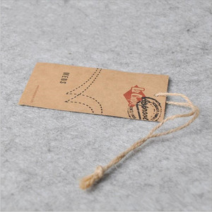 Tùy Chỉnh Sang Trọng Thân Thiện Với Môi Giấy Treo Thẻ Và Chuỗi Nhãn Cho Sang Trọng May Mặc Quần Áo Túi Giày Thương Hiệu - Product Image 6
