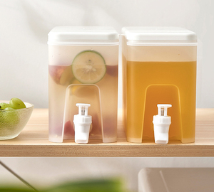 DD1450 Pichet à infusion en plastique avec robinet, seau à jus de fruits, réfrigérateur à boissons, bouilloire froide, <span class=keywords><strong>distributeur</strong></span> de boissons - Product Image 2