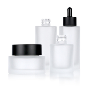 Customized Cosmetic <b>Set</b> Bottle Dropper Bottle <b>Essential</b> <b>Oil</b> Bottle Ground Glass Cosmetics Container Empty with Ruber Dropper - Product Image 1