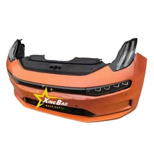 Used Original Front Bumper Assembly High/Low Beam Headlight Park Assist <b>Sensor</b> Cut-Outs Plastic Bolt-On LIXIANG ZEEKR 001 <b>Car</b> - Product Image 2