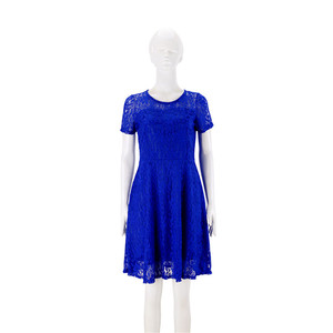 Nouvelle Robe d'été élégante en dentelle pour femme 2026 – Col rond, manches courtes, style décontracté - Product Image 3