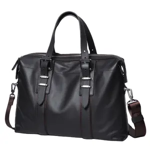 กระเป๋าหนังแท้คุณภาพสูงกันน้ำกระเป๋าเอกสารสำหรับนักธุรกิจกระเป๋านักออกแบบแบรนด์ดังสำหรับผู้ชาย