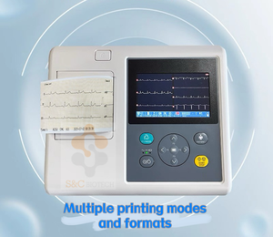 Monitores veterinarios para uso hospitalario de mascotas, máquina de ECG con 12 cables, fuente de energía eléctrica, electrocardiograma, cuidado de mascotas - Product Image 3