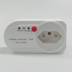Protector de Voltaje para Enchufe Brasileño de 16A 220V, Protección para Refrigerador, 60Hz, Función de Autoprueba - Product Image 4