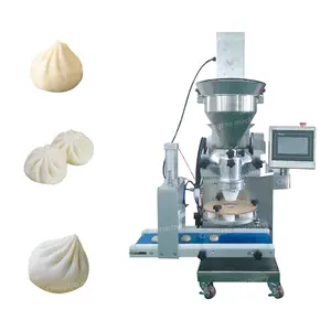 Yüksek verimli Siopao Baozi Bun Maker makinesi/otomatik çorba hamur makinesi/tahıl ürün Momo buğulanmış topuz yapma makineleri