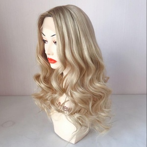 Parrucca Yefine in <span class=keywords><strong>Capelli</strong></span> Remy <span class=keywords><strong>Biondo</strong></span> <span class=keywords><strong>Dorato</strong></span>, Lussuosa Parrucca Ebraica con Base in Seta Trasparente e Frontale in Pizzo, Semi-Lavorata a Mano, Kosher, in <span class=keywords><strong>Capelli</strong></span> Umani - Product Image 1