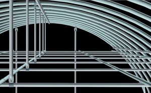 מלאי מפעל ערכת חממות צינורות פלדה מחבר צינורות פלדה מרובעים מחברים בין קליפות לבית ירוק - Product Image 2