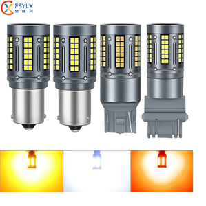 FSYLX Bombilla LED BA15S P21W de 5W y 1100 lm con 84SMD, Lámpara de Señal de Giro Canbus 1156 3156 7440, Luces Traseras para JETTA - Product Image 1