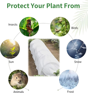 Housse de protection réutilisable en tissu non tissé pour plantes, idéale pour le jardinage et la protection agricole par temps froid – Personnalisation usine - Product Image 6