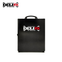 DELIFX réponse rapide différentes couleurs lanceur d'huile feu Machine hauteur de pulvérisation 1-2m DMX Triple flamme projecteur pour DJ Grand événements