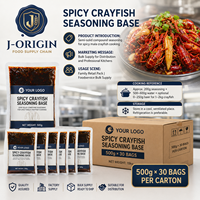 Base d'assaisonnement épicée pour écrevisses 500g, Sauce de cuisson Mala pour fruits de mer, Chongqing, Durée de conservation de 12 mois pour la restauration professionnelle OEM