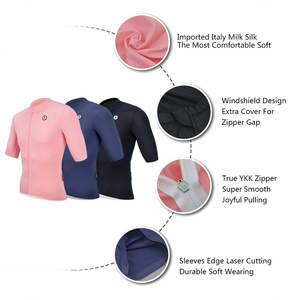 Maillot de cyclisme Darevie OEM Italie, tissu doux Italie Miti Asteria, respirant, antibactérien, séchage rapide, manches pour hommes et femmes - Product Image 2