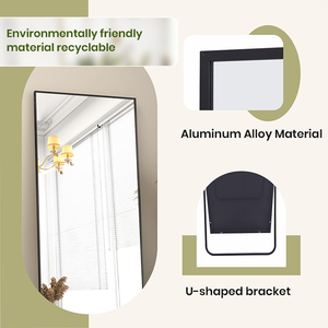 Trang trí nội thất thêm lớn đầy đủ cơ thể tầng thường vụ gương hộ gia đình tường sang trọng sàn gương - Product Image 5