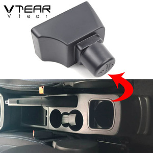 Vtear Bracciolo Anteriore per Auto in ABS e Pelle PU con Caricatore USB, Portabicchieri e Vano Portaoggetti Centrale, Accessori Interni per Ford <span class=keywords><strong>Figo</strong></span> 2018 - Product Image 2