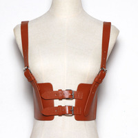 Ceinture de harnais Mode PU Strap Ceinture réglable pour femme Ceinture de taille