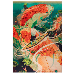 Nouveau tapis Dsermer de style National Tide, tapis décoratif mural bidimensionnel pour salon, art et mode - Product Image 3