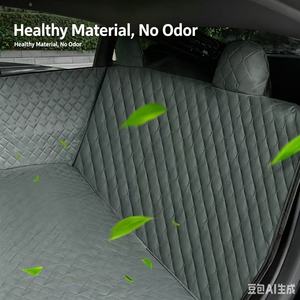 Housse de siège de voiture imperméable et résistante à la saleté pour chien, pour <span class=keywords><strong>Tesla</strong></span> Model Y / 3, protection de siège arrière pour animaux de compagnie / chats - Product Image 3