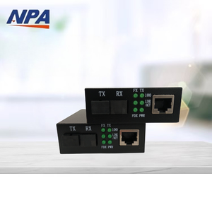 Convertisseur de média fibre optique 10/100 Mbps, paire A+B, 1 fibre 1 électrique RJ45, monomode SC, 25 km, QoS, Plug & Play pour caméra IP CCTV - Product Image 2