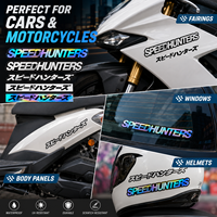 Pegatinas Reflectantes de PVC SHENYIN JDM SpeedHunters, Duraderas, Resistentes al Agua, con Adhesivo Fuerte para Decoración de Autos y Motocicletas