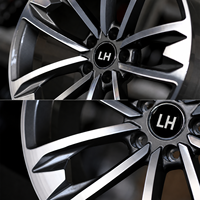 Jantes forgées sur mesure LH à 5 branches 5x112 5x120 5x114.3 18 19 20 21 22 23 24 pouces pour Audi A3 8V A4 B8 B9 RSQ8 et VW BMW Golf