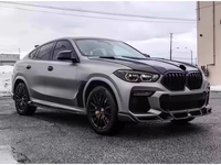 Para BMW X6 G06 LD estilo de fibra de carbono forjado labio delantero falda lateral difusor trasero capó espejo retrovisor carcasa cuerpo Kit