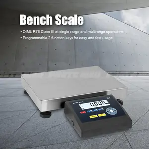 Digital Weighing Scale Animal Weighing High Accuracy Indicator Display Counting Table Top Platform Scale
