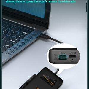 Router WiFi Móvil 4G G4 PRO Desbloqueado, 16 Usuarios WiFi, Banco de Energía de 10000 mAh y 1 Puerto RJ45, Router 4G de 300 Mbps con Antena Externa - Product Image 6