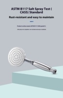 Pommeau de douche à main en laiton de haute qualité caractéristique d'économie d'eau à haute pression accessoire de robinet de salle de bain pour salle de douche
