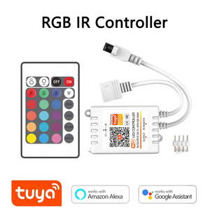 Controlador <span class=keywords><strong>Led</strong></span> <span class=keywords><strong>Wifi</strong></span> para el hogar, tira de luces <span class=keywords><strong>LED</strong></span> RGB RGBW RGBWW de CC de 5V, 12V y 24V para Alexa y Google Home, 5050, 2835, 3528 - Product Image 2