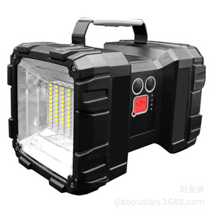 Portable <b>Led</b> Camping Light 24x16.5cm Rechargeable Handheld <b>Flashlight</b> For Outdoor Hiking Diving Night Riding - Product Image 5