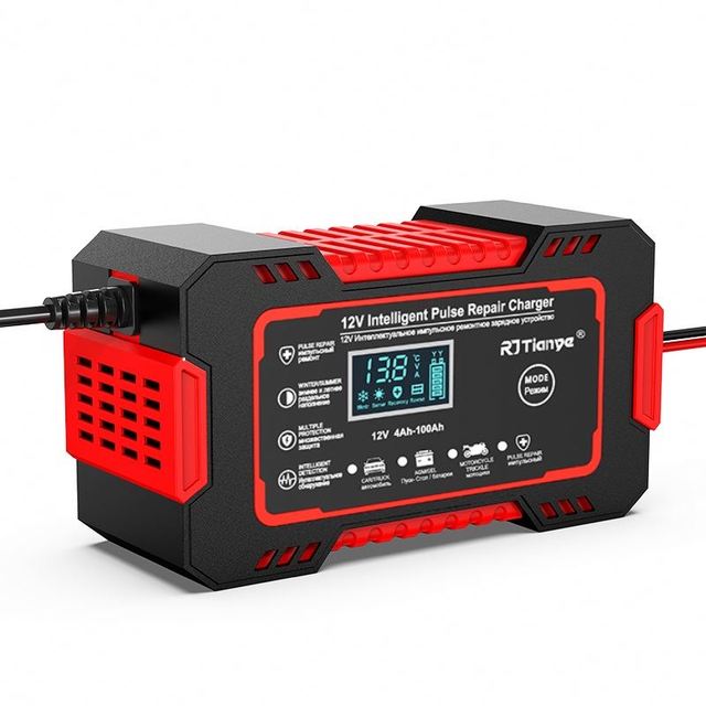 Professional Factory Car Charger Battery 12V Auto Smart Charge Pulse Battery Charger