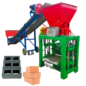 Línea de Producción de Máquinas Semiautomáticas para Fabricar Ladrillos, Bloques de Cemento Huecos, Bloques Sin Horneado, Alimentación Automática - Product Image 6