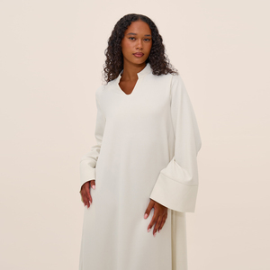 Nouvelle Collection Abaya 2026 : Robes Simples et Pudeur, Abaya Fermée Unie, Vêtements Islamiques en <span class=keywords><strong>Lin</strong></span> pour <span class=keywords><strong>Femme</strong></span>, <span class=keywords><strong>Robe</strong></span> Musulmane - Product Image 3