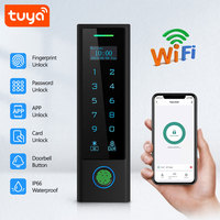Control de Acceso Inteligente WiFi Tuya con Pantalla OLED Impermeable y Huella Dactilar PST-CFD3, Precio al por Mayor