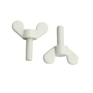 Plastic Nylon Dished Screw Metric Insulated Bolt Hand Rotating Nylon Butterfly Wing Screw