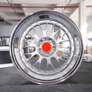 Прямые продажи с завода 15, 16, 17, 18, 19, 20, 21, 22, 24, 26, 28, 30 дюймов, Трехсекционные автомобильные колеса, классические кованые колеса из 3 частей - Product Image 6